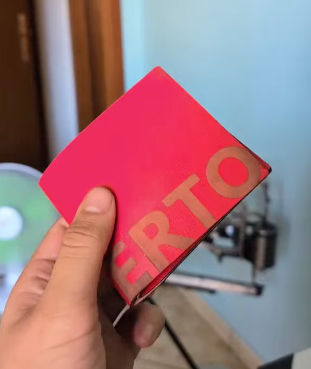 Portafoglio in pelle | LINEA ROSSA